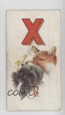 1924 ITC of Canada Poultry Alphabet Tobacco X is for Fox #24 z6d