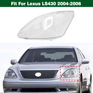 Left Bumper Headlight Clear Lens Cover Shell+Seal Glue For Lexus LS430 2004-2006 - Picture 1 of 8