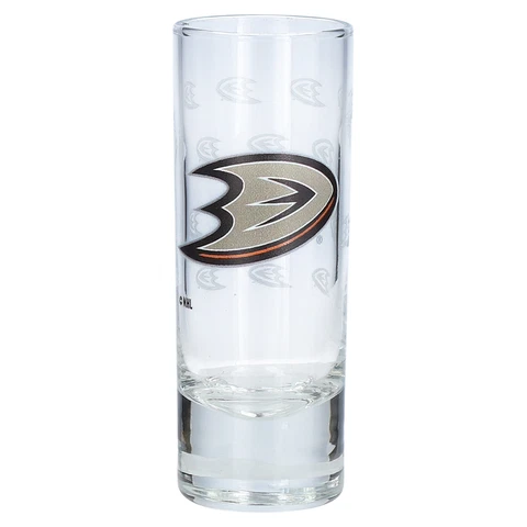 Anaheim Ducks 2.5oz. Satin-Etched Tall Shot Glass Cover
