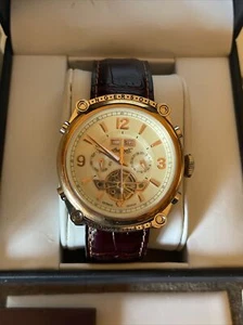 INGERSOLL IN4505 AUTOMATIC WATCH CHRONOGRAPH LEATHER STRAP - Picture 1 of 12