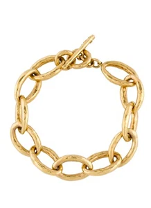 IPPOLITA 18K 750 YELLOW GOLD CLASSICO BASTILLE LINK BRACELET - Picture 1 of 7