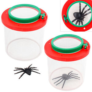 Beaker Magnifier Clear Bug Catcher with two Magnifying Glasses