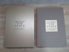 Daisaku Ikeda book "QUEST FOR PEACE" Quest and action for peace 1982