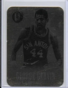 2013-14 George Gervin Insert Metal GS Basketball Card #32 San Antonio Spurs - Picture 1 of 2