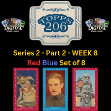 Topps Star Wars Card Trader Topps 206 Series 2 Part 2 Red Blue Set WEEK 8
