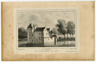Antique Castle Print-ST MICHIELSGESTEL-NETHERLANDS-OUD HERLAER-Christ-1846