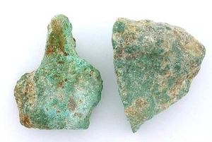 55,4 gramos dos turquesa sonora losa pepita cabujón gema áspera B18A55 - Imagen 1 de 2