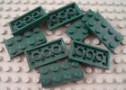 Lego Lot Of 8 Dark Green 2x4 Plate Pieces