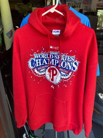 Vintage Majestic Philadelphia Phillies 2008 World Series Champions Sweatshirt L Cover
