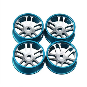 Metal Wheel Hubs Rims Set for Kyosho MINI-Z AWD Wltoys K989 k969 K979 RC Car - Picture 1 of 6