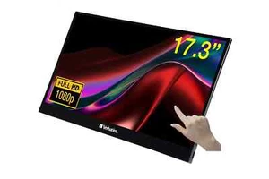 Verbatim Portable monitor 43.9 cm (17.3") 1920 x 1080 pixels Full HD - Picture 1 of 5
