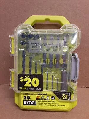 Ryobi 20 Pc. Drill And Impact Drive Bit Set  A98201 - Image 1 of 2