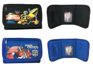 1pc Transformers Optimus Prime Bumblebee Kids Tri-Fold Wallet Coin Holder Bag - Picture 1 of 7