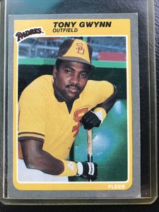 Tony Gwynn 1985 Fleer card # 34