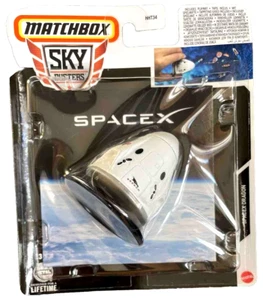 Sky Busters Space X Dragon Matchbox razzo giocattolo spaziale con tappetino da gioco 2024 - Foto 1 di 16