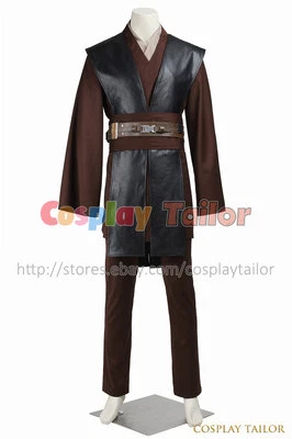 Star Wars Cosplay Darth Vader Anakin Skywalker Disfraz Halloween Uniforme Conjunto Foto 1 de 4