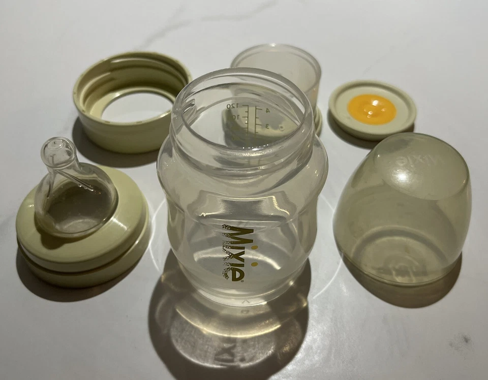 Mixie Formula 混合婴儿奶瓶 4 盎司。 二手状况完好婴儿喂养通风口 — 第 1/4 张图片