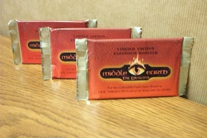 MIDDLE EARTH The Dragons CCG Lmtd Edtn 3 Booster Pks NEW Sealed Not Returnable - Picture 1 of 1