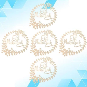 5PCS Muslim Style Pendants Eid Hanging Ornaments Door Decorative Wreath - Picture 1 of 12