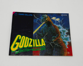 Godzilla Nintendo NES manual de instrucciones FRA