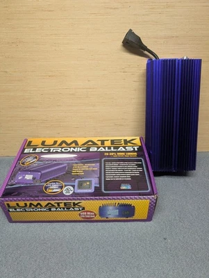 Lumatek Model LK600 - 600W 120/240V Electronic Ballast For Grow Lights UNTESTED - Image 1 of 4