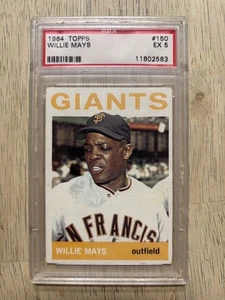 1964 Topps #150 WILLIE MAYS - PSA 5 - Picture 1 of 2