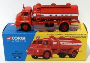 Corgi 1/50 Scale Diecast 20201 - Bedford S Type Elliptical Tanker - Esso - Picture 1 of 4