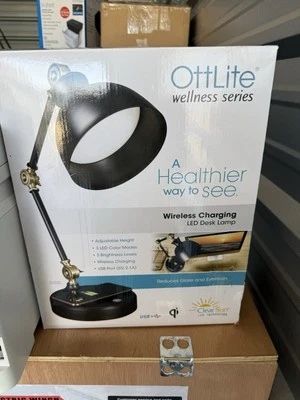 OttLite 1577128 24W Desk Lamp - Black - Image 1 of 4