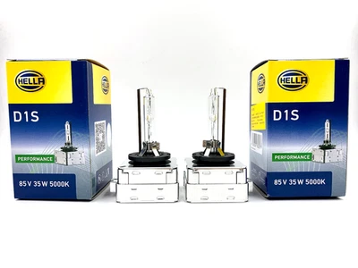2x New fits 07-17 BMW E92 E93 F32 F33 F34 F36 Xenon HID Hella D1S 5000K Bulb - Image 1 of 2