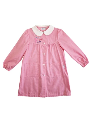 Grembiule asilo da bambina Siggi rosa - Immagine 1 di 3