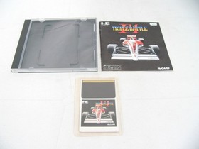 NEC HE System PC Engine F1 Triple Battle HuCard - Inc Manual