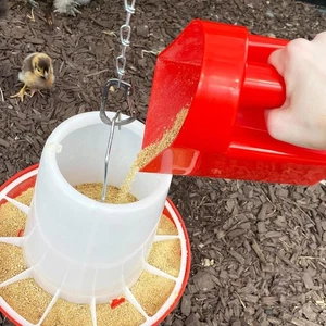 feed Scoop Utility with Side Handle for Dry Food Restaurant Feeding Supplies - Picture 1 of 7