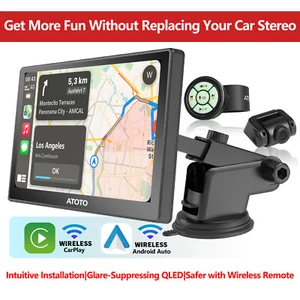 ATOTO P8 7 Pollici Schermo Tattile Portatile Autoradio+1080P Dash Cam+Controllo - Foto 1 di 8