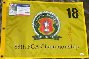 Camilo Villegas PGA Championship "MEDINAH" Signed Autographed Golf Flag PSA/DNA - Picture 1 of 2