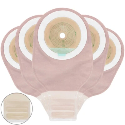 Colostomy Bags Ostomy Supplies One-Piece Drainable Ostomy Pouch for Ileostomy - Image 1 of 4