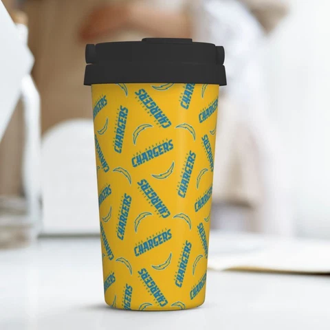 San Diego Chargers Carry Insulated Print Coffee Mug Stainless Travel Mug 500ml Cover