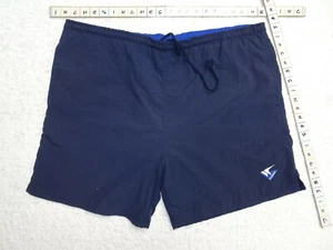 Vintage Winners Board Shorts 3 Pocket Lined Drawstring Men XL Nylon Blue - Picture 1 of 7