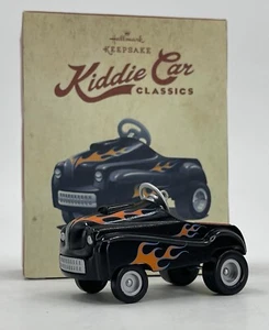 Hallmark Keepsake Kiddie Car adorno clásico negro Don’s Hot Rod coche a pedales - Imagen 1 de 8