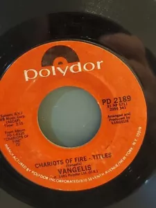 Vangelis 7" 45 1/min - ""Chariots of Fire Theme"" & ""Eric's Theme"" sehr guter Zustand - Bild 1 von 2