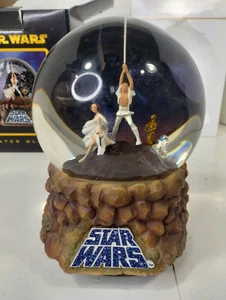 Star Wars: A New Hope Commemorative Collectors Water Globe NIB W/Music Lights - Picture 1 of 21