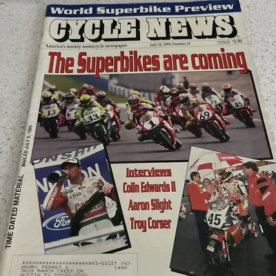 Cycle News Magazine July 12, 1995 - Image 1 of 4