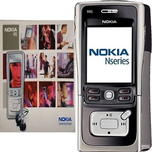 Nokia N91 3G Silver 4GB Storage SINGLE SIM Factory Unlocked GSM NEW - Picture 1 of 4