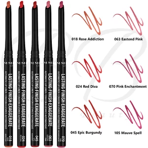 RIMMEL Lasting Finish Automatic Longwear Creamy Lip Liner Pencil *CHOOSE SHADE* - Picture 1 of 28