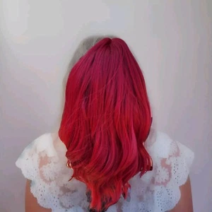 Red Bob Wig 14'' Short with Bangs Synethetic New Never Worn - Picture 1 of 6