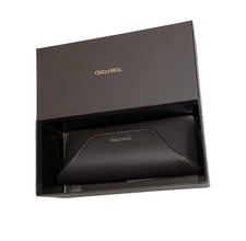 Original Tom Ford Brillenetui Braun Leder