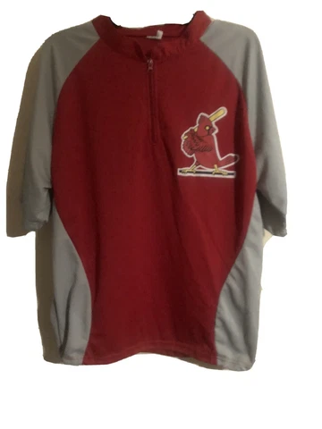 St. Louis Cardinals MLB Pullover Windbreaker Size Adult XL (Damaged) Cover