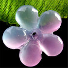 T21995 22x7mm belle perle pendentif fleur acrylique
