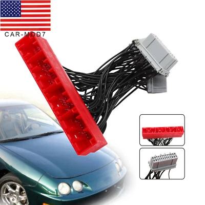 For 1998+ Honda Civic Acura Integra OBD2B to OBD1 Jumper ECU Conversion Harness - Image 1 of 4