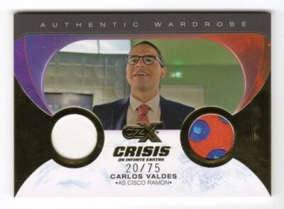 2022 CZX Crisis on Infinite Earths Wardrobe DM06 Carlos Valdes Cisco Ramon 20/75 - Image 1 of 3