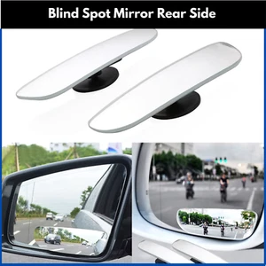 2X Blind Spot Mirror Rear Side View Towing Car Van Motorcycle Adjust Wide Angle - Picture 1 of 8